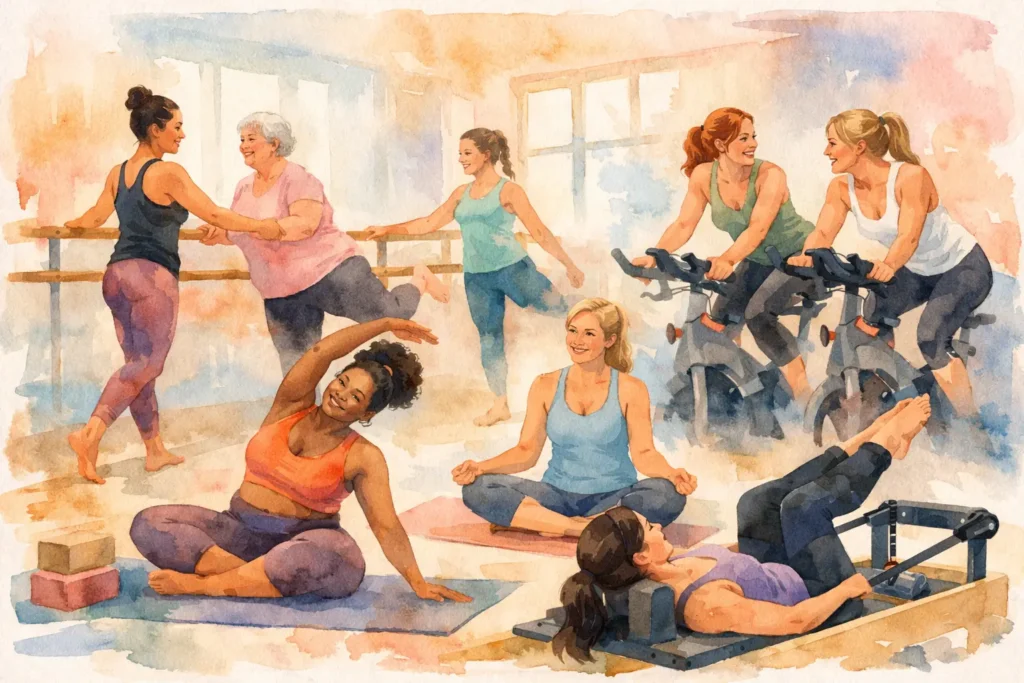 Fitness Classes for All Body Types That Feel Good